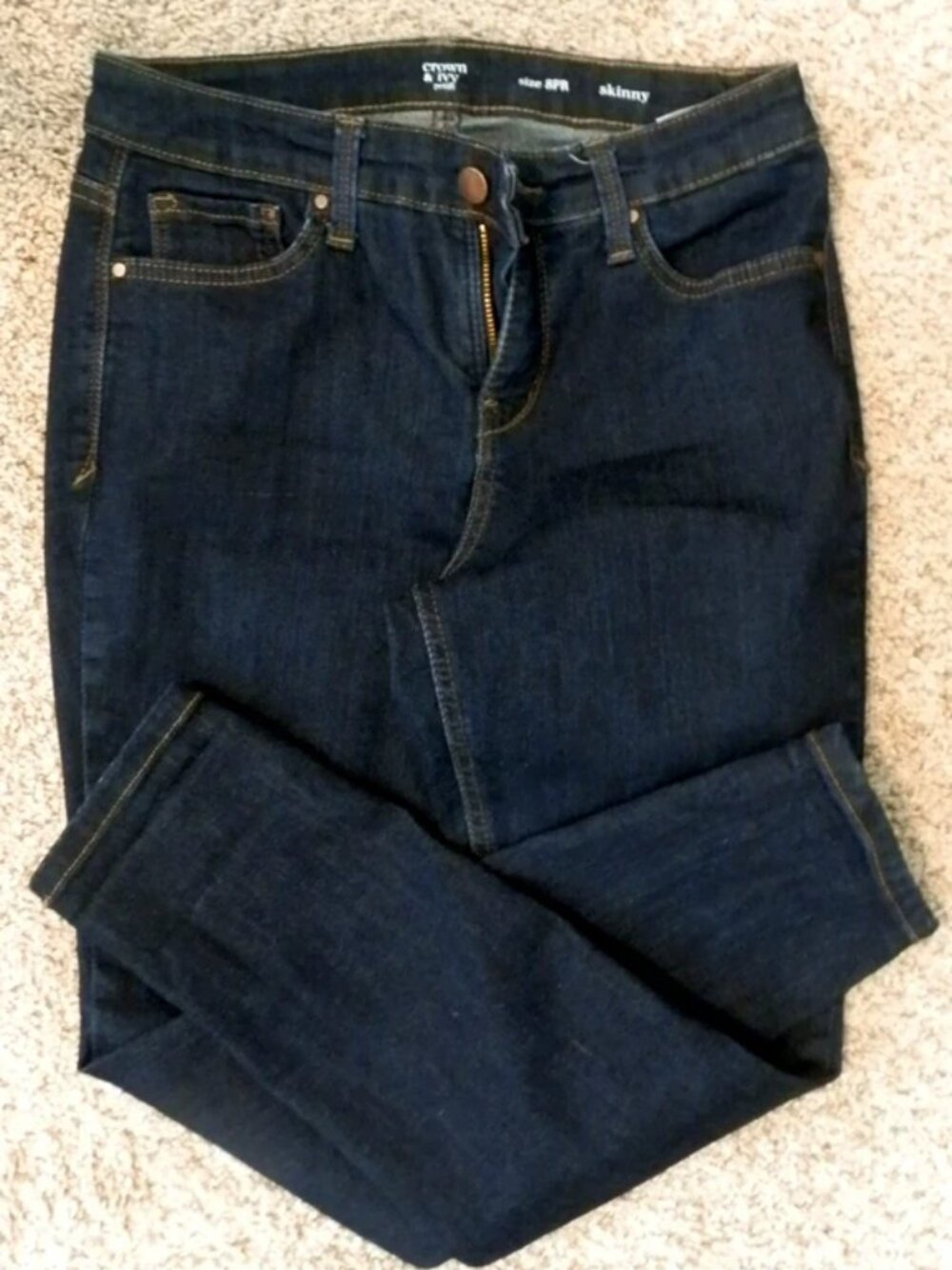 Crown and Ivy Jeans Dark Rinse Size 8